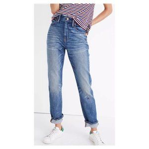 MADEWELL High-Rise Slim Boyjean: Painter Edition
